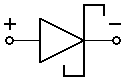 Schottky diode symbol